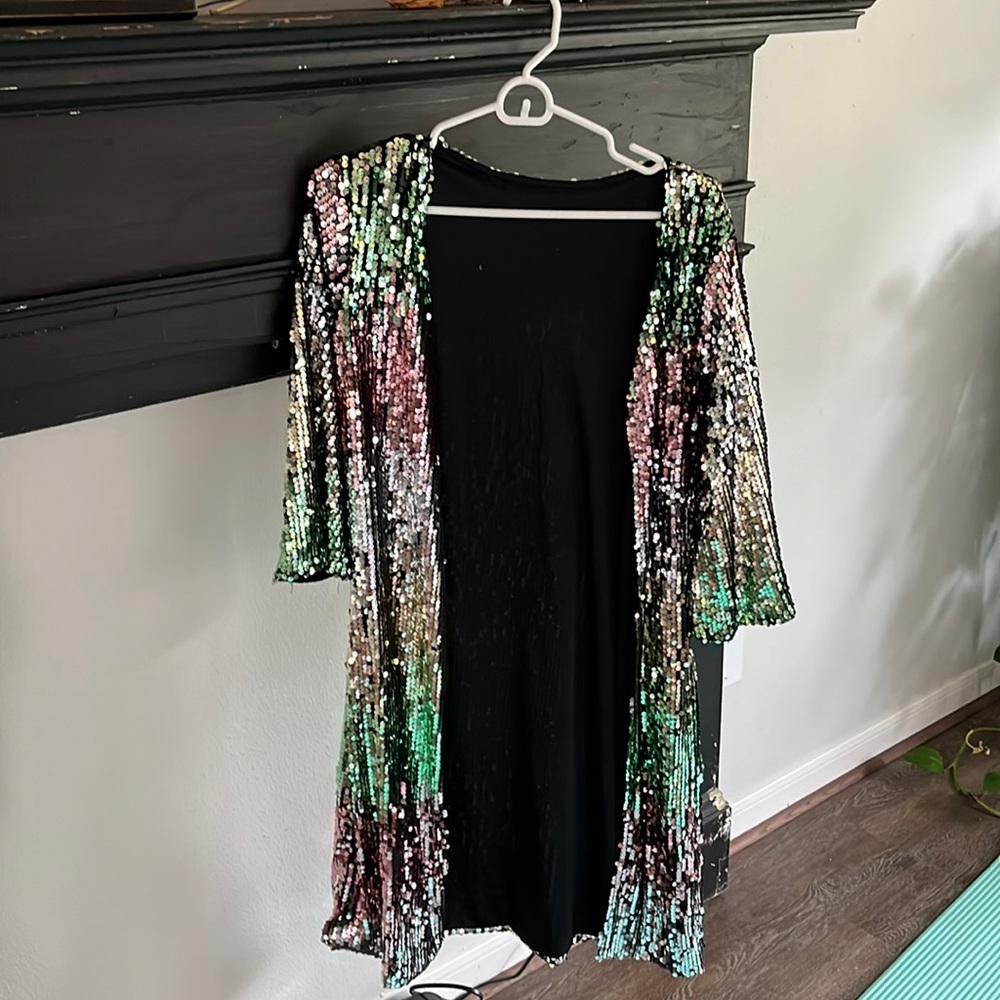 Sequin cardigan